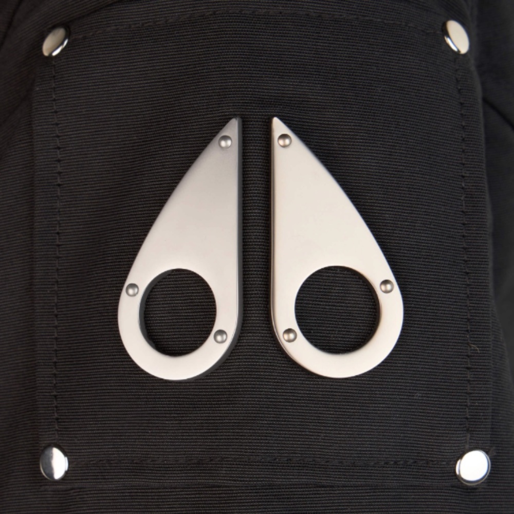 Moose Knuckles Saskatchewan (Regina) Parka - Black with Silver Fox Fur